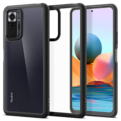 Spigen Xiaomi Redmi Note 10 Pro P[X TPUop[ w NA ČRMILKi擾 ϏՌ Jی Ռz Qi[d CX[d Eg nCubh ACS02845 (}bg ubN)