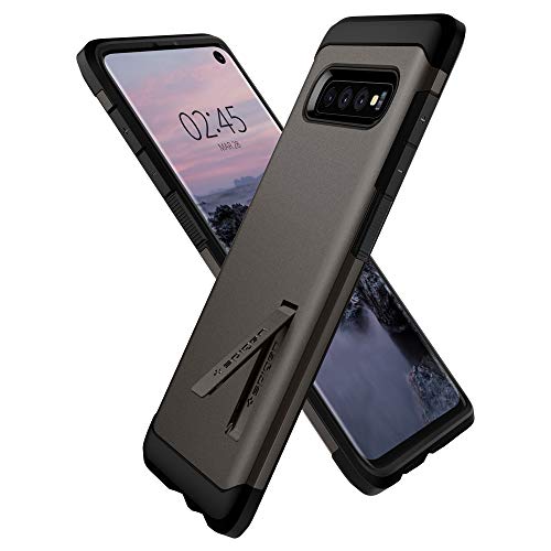 Spigen Galaxy S10 P[X SCV41 Ή ČRMILKi擾 ϏՌ X^h@\ CX[dΉ ^t A[}[ 605CS25804 (K^)