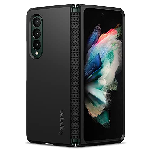 Spigen Galaxy Z Fold3 ケース SC-55B | SCG11 背面保護 全面保護 耐衝撃 2重構造 米軍MIL規格取得 カメラ保護 画面保護 傷防止 衝撃 吸収 Qi充電 ワイヤレス充電 ギャラクシー フォールド 3 タフ