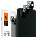 Spigen Glas tR Optik Google Pixel 5a 5G 用 カメラフィルム 保護 Pixel5a 5G 対応 カメラ レンズ 2枚入