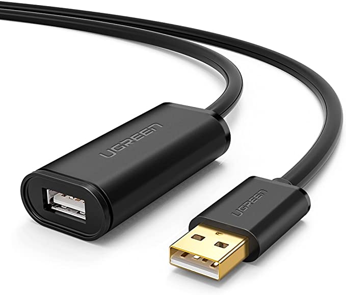 UGREEN USB延長ケーブル 10M リピーターケーブル USB2.0 延長 アクティブ 高速転送 信号強化 タイムラグなし 取り回し良い USB Extension Cable Aオス-Aメス