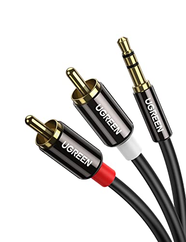 UGREEN RCA 3.5mm 変換 オーディオケーブル 