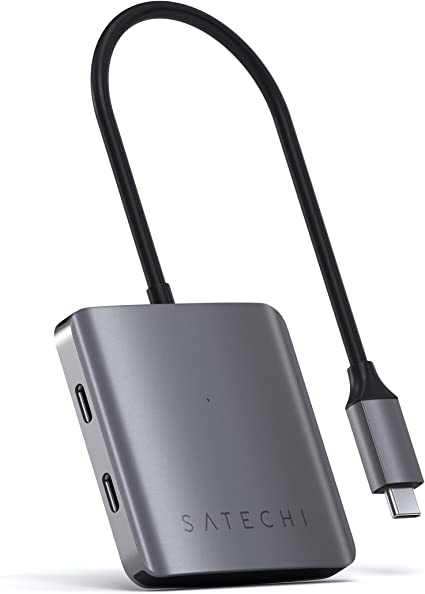 Satechi 4|[g USB-C nu f[^]̂([dfo͂ɔΉ) (MacBook Pro 2020, 2020 MacBook Air M1, 2021 iPad Pro M1Ή)