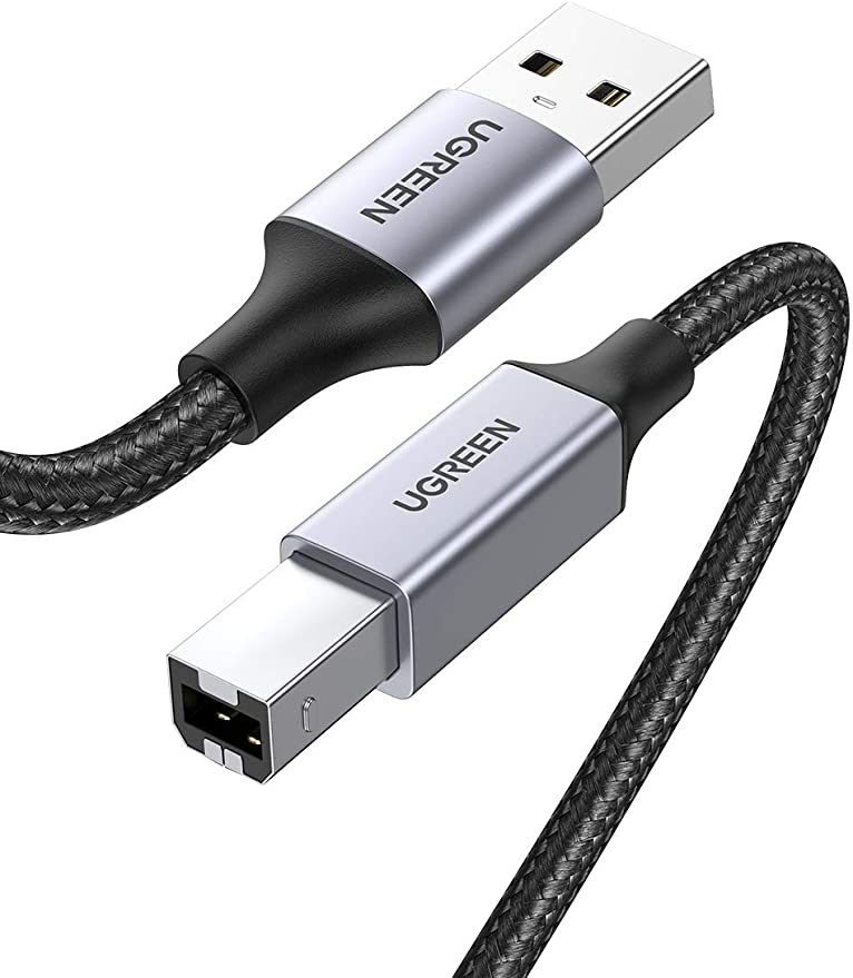 UGREEN ץ󥿡֥ 3m USB2.0 Type B ֥ ѵ ʥԤ Canon/Epson/Brother...