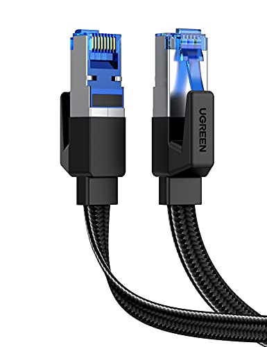 UGREEN LANP[u CAT8 10M RJ45 bVf MKrbg40Gbps/2000MHz CAT8 C[TlbgP[u ܐ܂h~ V[h f [^ PS3 PS4 XboxɑΉ