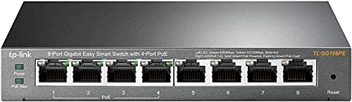 TP-Link XCb`Onu PoE MK8|[g PoE I[gMDI/MDI-X 5Nۏ TL-SG108PE