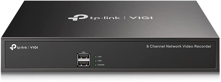 TP-Link VIGI 8チャンネル ネットワーク ビデオ レコーダー スマートフォン アプリ 対応 監視システム H.265+ 80Mbps ONVIF 準拠 メーカー保証3年 NVR1008H