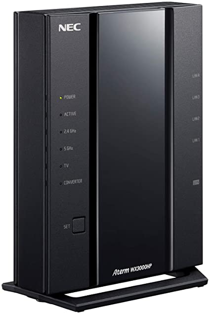 NEC 無線LAN WiFi ルーター Wi-Fi6 (11ax) / AX3000 Atermシリーズ 2ストリーム (5GHz帯 / 2.4GHz帯) AM-AX3000HP