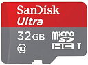 サンディスク microSDHCメモリーカード 32GB Class10 UHS-I SDSDQUL-032G-J35A