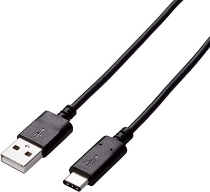 GR USBP[u Type C ( USB A to USB C ) 15W 0.5m USB2.0Fؕi ő480Mbps ubN U2C-AC05NBK