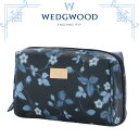 \新商品/ウェッジウッド WEDGWOOD ポーチ ワイルドストロベリー ネイビー メイクポーチ 防水 高級 海外 イギリス ブランド ギフト プレゼント 女性...