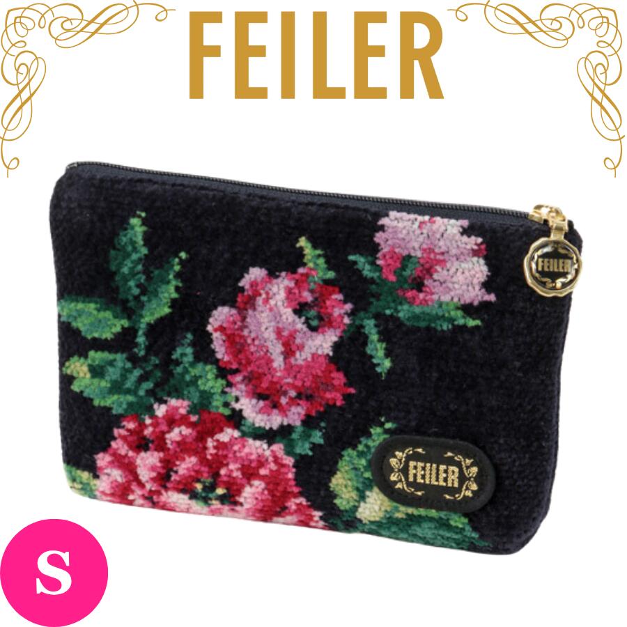 美品 フェイラー☆総柄 薔薇 パラディス トローリーバッグ 鍵付き