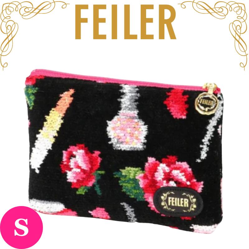 フェイラー FEILER ポーチ 正規品 Sサイズ エターナルヒロイン ブラック 高級 海外 レディース ブランド ギフト プレゼント 女性 人気 おしゃれ 上品 ラッピング対応 誕生日 お礼 お返し お祝い