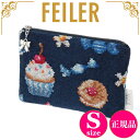 フェイラー ポーチ 正規品 FEILER Sサイズ スウィートトリート ネイビー 紙袋 高級 海外 ブランド レディース ギフト プレゼント 女性 人気 ギフトラッピング対応 誕生日 お礼 お返し お祝い