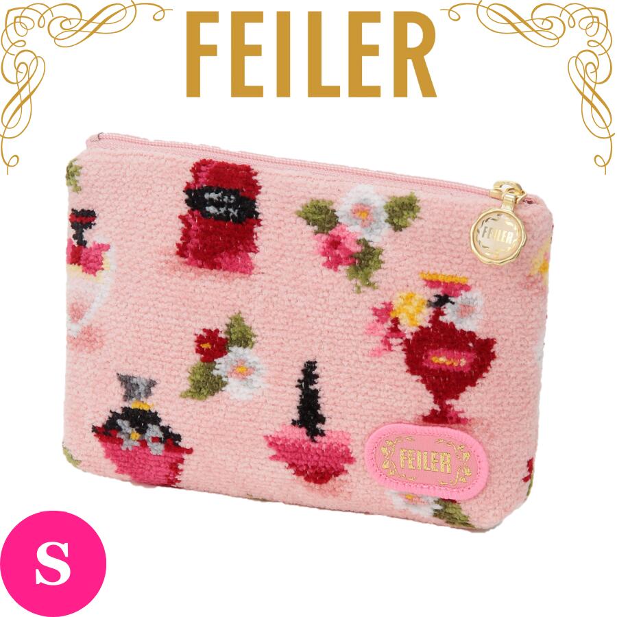 フェイラー FEILER ポーチ 正規品 Sサイズ フレグランスローズ ピンク 高級 海外 レディース ブランド ギフト プレゼント 女性 人気 おしゃれ 上品 ラッピング対応 誕生日 お礼 お返し お祝い