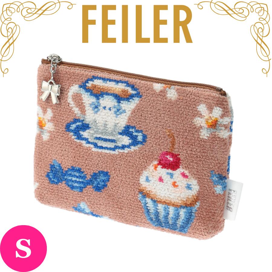 乐天商城 - 母の日 フェイラー FEILER ポーチ 正規品 Sサイズ スウィートトリート ベージュ 高級 海外 レディース ブランド ギフト プレゼント 女性 人気 おしゃれ 上品 ラッピング対応 誕生日 お礼 お返し お祝い