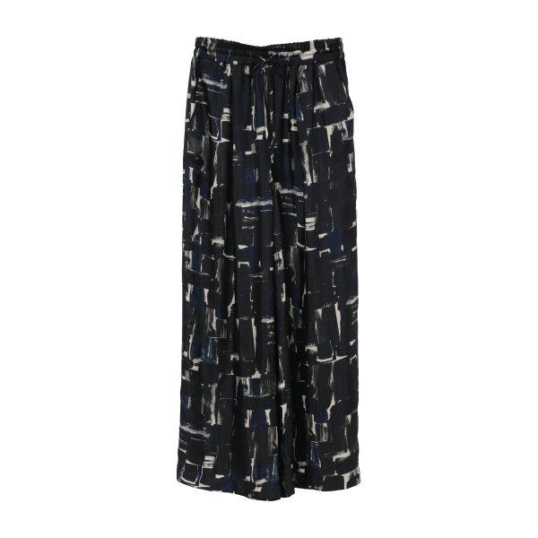 BRUSH PAINTING PANTS【SACRA|サクラ】レディース ボトムス ブラッシュペインティングパンツ イージー..