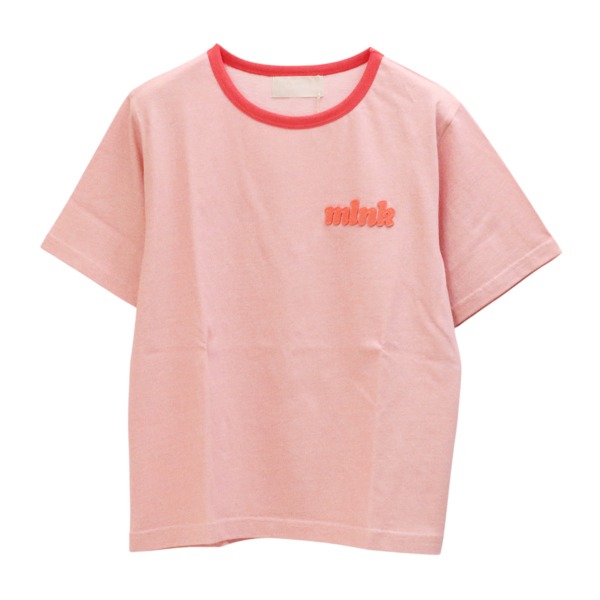 ヴィンテージライクTシャツ【MyLanka|ミランカ】レディース トップス カットソー ワッペン刺繍