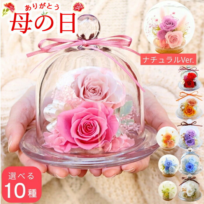 プリザーブドフラワー ガラスポッド 《 プリザーブドフラワー ガラスドーム 》 プリザーブドフラワードーム 誕生日 母の日 ドーム 枯れない花 プレゼント ギフト ドーム型 プリザーブドフラワーギフト プレゼント花 おしゃれ かわいい 花ギフト お祝い 結婚記念日 退職 プリザードフラワー ブリザードフラワ-