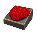 BOX付き スロープハート ローズ シャボンフラワー 【 ソープフラワー ソープ フラワー 枯れない花 造花 ギフトカード 誕生日 花 アレンジメント プレゼン...