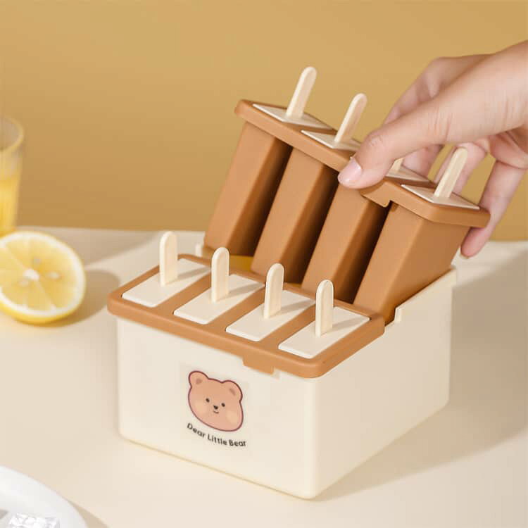 手作り アイスバー 冷凍グッズ 製氷器 夏 家庭用 8本取り アイスメーカーアイス型 ...