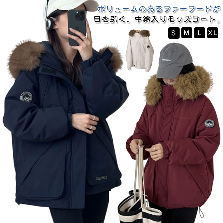 新品ザラZARA✨2way 中綿入りファー襟ダウンコート カーキ ロング