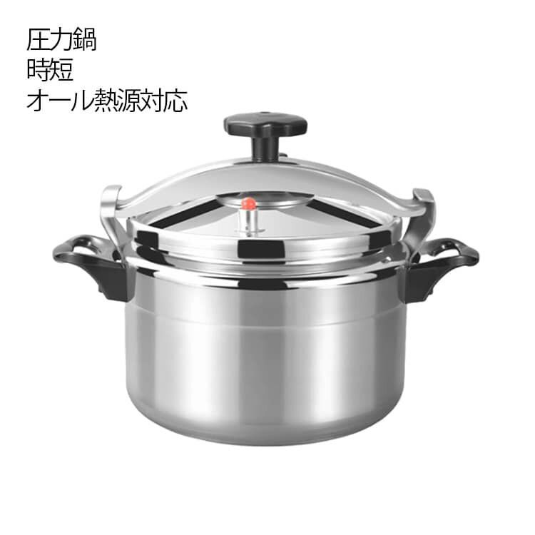 ガス火 4L 両手鍋 オール熱電対応 時短 圧力釜 高圧力鍋 両手 中圧 2.5L 圧力鍋 IH 簡単調理 大容量 深..