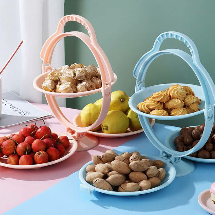 プレートスタンド イベント 3段 アフタヌーンティー 2個セット 折りたたみ ケーキ台 果物 デザートプレート スタンド 2個セット 結婚式 スイーツスタンド ケーキ フルーツ ハイティー デザート 焼き菓子 クッキー マフィン