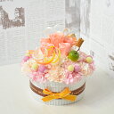 プリザーブドフラワー あす楽12時 フラワーケーキ FANNIE PEACH SIZE:L ケーキ専用ボックス付 誕生日 結婚祝い 結婚記念日 プレゼント ギフト 贈り物 母の日 花 ブリザードフラワー 枯れない花 喜ばれる 女性 還暦 喜寿 米寿 傘寿 お祝い 快気 退職 卒業