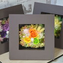 プリザーブドフラワー ブラウンウッドボックスアレンジメント 3COLOR 誕生日祝い 結婚祝い 開店祝い 新築祝い 敬老の日 母の日 プレゼント ギフト 贈り物 花 お祝い 還暦 喜寿 米寿 白寿 卒寿