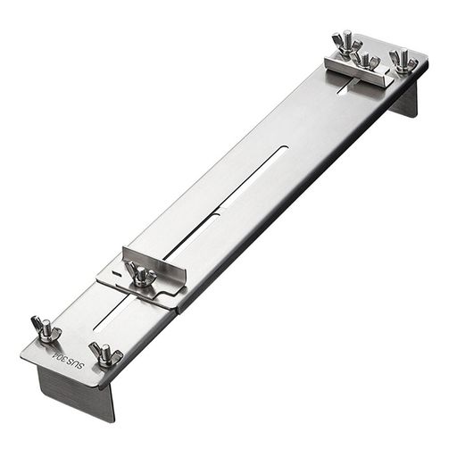 PETSOLAシンクブリッジ砥石ホルダー砥石ベースキッチン砥石ホルダーステンレス鋼砥石台万能砥石スタンド滑り止め固定台ステンレス製砥石の保持台砥石ホルダー流し台シンク適用シンク…