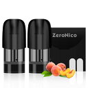 ZERONICO 電子タバコ互換カートリッジ VAPE 味が4種類ある 吸い心地抜群 フレーバーポッド PODニコチン タール無し液漏れ防止 個別包装 2個入り...