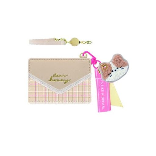 Commuter-Pass Holders, Pass Holders - ワッペンチャーム/ネコリール付きパスケース