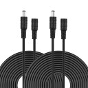 VIPMOON 2本*3M AC/DCアダプター延長ケーブル 3M/5M/10M DC電源延長ケーブル 延長コード LEDテープ用電源コード DCパワーケーブル DC延長ケーブル 標準DC5.5X2.1MM DCジャック DCプラグ(4)