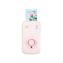 HPRT CP2100 フォトプリンター ミニ スマホ写真プリンター フォトプリンタ モバイル ポータブル インスタントフォトプリンター かわいい フォトアルバム 旅行 贈り物(プリンター1台 + フォト用紙10枚) ピンク(2)