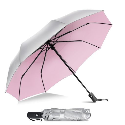 Rakuten - ZOMAKE 折りたたみ傘 日傘 9本骨 大きい ワンタッチ 耐風 UVカット 撥水速乾 頑丈 雨晴兼用 梅雨対策 台風対応 男女兼用 おしゃれ 収納ケース付き