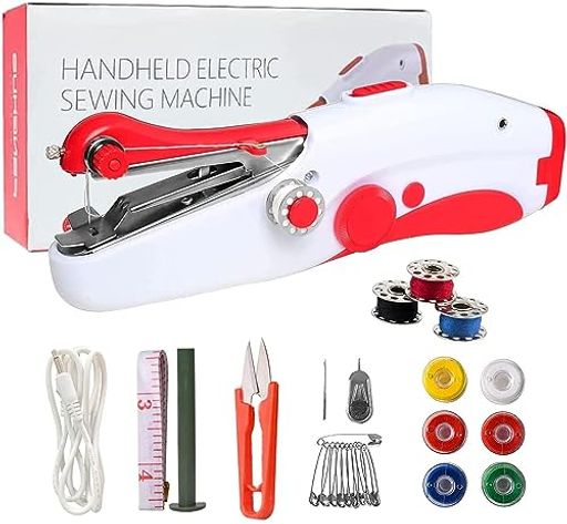 ハサミ【完璧なポータブルデザイン】ミニハンドヘルドミシン、軽量でコンパクト、持ち運びが簡単な人間工学に基づいたデザイン。 突然の切断の緊急問題に対処すると、縫製の問題を簡単に解決できますが、これは非常に便利です。 ポータブルミシンは、家庭や旅行などに適した生活に適したヘルパーです。 ハサミ【2つの電源モード】:電源に4*AAバッテリーを直接使用するか、直接電流(バッテリーと充電ケーブルは含まれていない)を使用できます。 ニーズに応じて選択できます。 操作が簡単です。バッテリーを取り付けたり、電源に接続したりした後、電源ボタンを押して使用するだけです。 ハサミ【広い幅が広く使用され、操作が簡単です】:小型の家庭用ミシンは、生地、衣類、ズボン、ジーンズ、Tシャツ、カーテン、壁掛けに適しています。 初心者はそれを使用することもできます。子供たちはDIYの作品を作り、小さな服を縫い、ハンカチなどです。