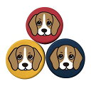 シー (SHIH) プチ缶ケース ビーグル 3色セット W65×H45MM