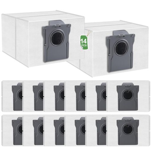 14枚入り交換用掃除機消耗品 4L大容量 活性炭フィルター付き Dreame X30 Ultra / L10s Pro Ultra Heat / L10s Plus / X40 Ultra / X40 Master / L40 / L30 / L20