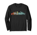 トライク大人のトライクモータートライク三輪車トライクバイクトライカー長袖Tシャツ