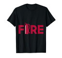消火器消火器卒業式ジュニアファイヤーファイターTシャツ