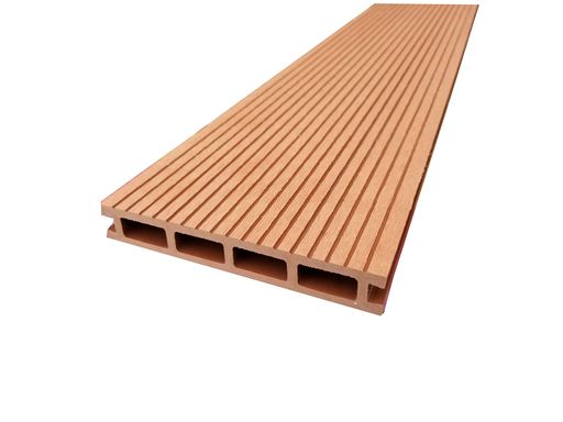 サンセルフ人工木材床板厚み25mm幅146mm長さ2mライトブラウン5枚セット樹脂固定部材セット