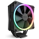 NZXTT120RGBCPUエアクーラー-RC-TR120-B1-導電性銅パイプ-流体ダイナミックベアリング-AMDとIntelの互換性-ブラック