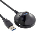 XIWAI5GBPSUSB3.0TYPE-Aオス-メス延長ドックステーションドッキングケーブル3フィート電話/ノートパソコン用(2)