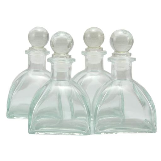 4個セット高級アロマ精油拡散ボトル、オフィス、ショップ、ホーム高品位アロマガラスボトル、150mlアロ..