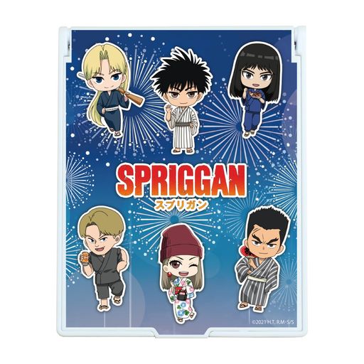 スプリガン01集合デザイン[ミニキャライラスト]デカキャラミラー