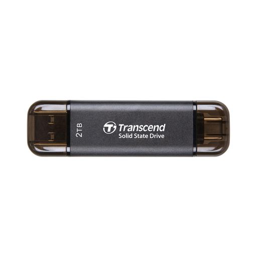 トランセンドジャパン トランセンド ポータブルSSD 2TB 高速 最大1050 MB/S 超小型軽量11G TYPE-A/TYPE-C 両対応 PS4/PS5 動作確認済 USB 10GBPS TS2TESD310C