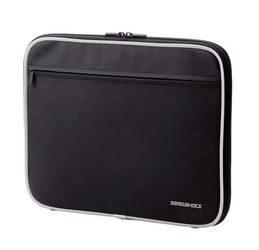 樂天商城 - エレコムパソコンケースPCケース13.3インチMacBookAirPro13インチ【2020年11月発売M1チップモデル対応】ケース衝撃吸収ZEROSHOCK収納ポケット付ブラックZSB-IBN13BK
