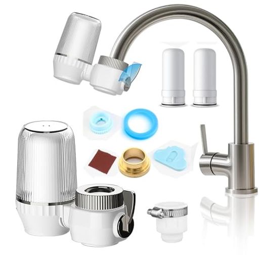 CMD 浄水器 蛇口 蛇口直結型净水器 フィルタコア3個付き 12物質除去 塩素 フッ素 ...