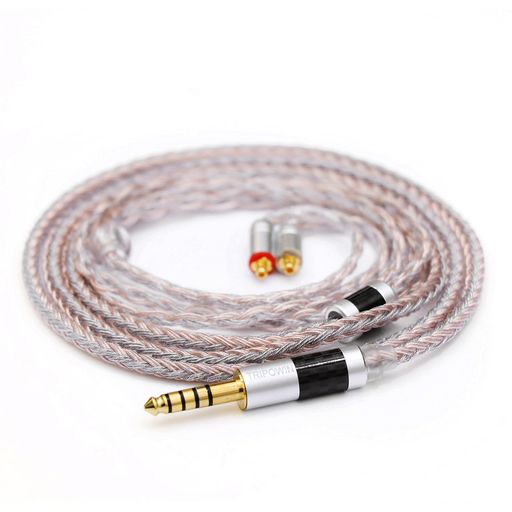 TRIPOWINJellyアップグレード21コアHiFiイヤホンケーブル銀メッキOCCケーブル+グラフェン&銅線+OCCケーブルで混合編みケーブル(MMCX差し込み式4.4mm)